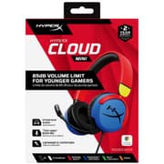 HyperX Cloud Mini Kids Wired Lightweight Volume level below 85dB Flip-to-Mute MIC Rotating Earcups For PC, Chromebook, Nintendo , PS, Xbox , Phones, Laptops, Tablets - (Multi-Color) product image