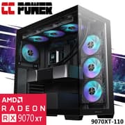 CC Power 9070XT-110 Gaming PC NEW 9Gen AMD Ryzen 9 9950X3D 8-Cores w/ AMD Radeon RX 9070 XT 16GB GDDR6 & Liquid Cooler product image