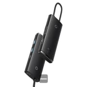 Baseus Lite Series 6-Port Type-C HUB Docking Station (Type-C to HDMI+USB3.0*2+PD+SD/TF)-Black product image
