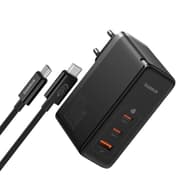 Baseus GaN5 Pro Digital Fast Charger 2C+U 160W EU Cluster Black (With Superior Series Fast Charging Data Cable Type-C to Type-C 240W 48V/5A) product image