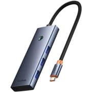 Baseus UltraJoy Series 7-Port HUB Docking Station (Type-C to HDMI4K@60Hz*1+VGA*1+USB 3.0*4+PD*1) -Space Grey product image
