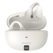 Baseus AirGo ENC AS01 Open Ear Clip on Wireless Earbuds for Sports up to 25 hours of playback - White product image