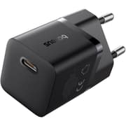 Baseus GaN5 Fast Charger (mini) 1C 25W EU Cluster Supports PPS, PD 3.0, QC 3.0 - Black product image