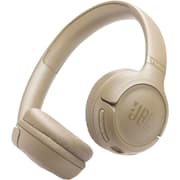 JBL Tune 530 BT Wireless On-Ear Headphones with JBL Pure Bass Sound, Bluetooth 6.0, Foldable Design and 76-Hour Battery Life, Google Fast Pair/Microsoft Swift Pair, Beige product image