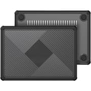 DUX DUCIS LCGH Series Hard Shell Case for Apple MacBook Air 13.6 (2022/2024) – Slim Protective Laptop Cover with Shock-Absorbing Bumper, Heat Dissipation Design & Non-Slip Secure Base – Black product image
