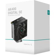 DeepCool AK400 Digital SE 1850 RPM PWM CPU Air Cooler 4 Heatpipes Chip Cooling Heatsink w/ w/ ARGB LED Strip & Digital Screen Displays , Black product image