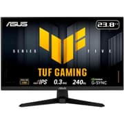 ASUS TUF VG249QM5A Gaming A.I 24" Fast IPS Full HD 240Hz 0.3 ms HDR10 99% sRGB G-Sync Compatible w/ Speakers & 2x HDMI & Display Port , Black product image