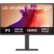 LG 27U730A-B UltraFine Monitor, 27" IPS , 4K UHD , HDR10 , Super Resolution+, Dynamic Action Sync, USB Type-C (90W Power Delivery) , Speakers , Adjustable Stand , Black product image