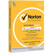 Norton by Symantec Antivirus Basic for Windows PC & Laptops 1 Device - 12 Months (Activation Key Card) product image