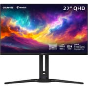 GIGABYTE AORUS FO27Q3 27” QD-OLED Gaming Monitor - QHD 2K 360Hz - 0.03ms GTG - AMD FreeSync Premium Pro - Type C KVM - HDMI, DP, Type C w/ Height Adjustable & Speakers - Black product image
