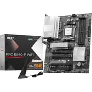 MSI PRO B840-P WiFi Motherboard, ATX - Supports AMD Ryzen 9000/8000 / 7000 Processors, AM5 - DDR5 Memory Boost (8000+ MT/s OC), PCIe 4.0 x16, M.2 Gen4, Wi-Fi 7, 2.5G LAN product image
