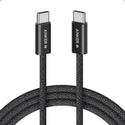 Anker Zolo 240W USB Type-C to USB Type-C Cable, Braided and Dirt-Free Type C Fast Charging 1.5m Cable - Black product image