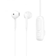WiWU BE313 Bluetooth Wired Earphone with strong Magnetic Clamp Sports Earbuds Stereo Sound HiFi Wired Headphone with Mic Up to 11 Hours - White product image