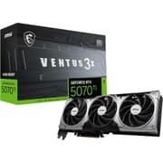 MSI Gaming RTX 5070 Ti 16G Ventus 3X OC Graphics Card (16GB GDDR7, 256-bit, Extreme Performance: 2497 MHz, DisplayPort x 3 2.1a, HDMI 2.1b, NVIDIA Blackwell Architecture) product image