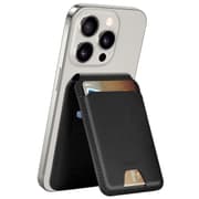 WIWU MW-005 Mag Wallet FM Apple-Certified Slim & Magnetic Functionality Connect to Find My Phone App Find Your Wallet - Black product image