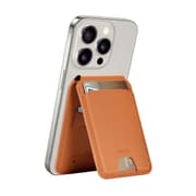 WIWU MW-005 Mag Wallet FM Apple-Certified Slim & Magnetic Functionality Connect to Find My Phone App Find Your Wallet - Brown product image