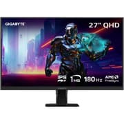 GIGABYTE GS27QA Gaming 27" IPS QHD 2K Up to 180Hz 1ms HDR Ready 100% sRGB AMD FreeSync Flicker-Free Low Blue Light, 2xHDMI/DP Input, Black product image
