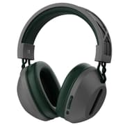 WiWU TD-06 Solar Wireless Active Noise Cancellation Headset, Bluetooth 5.3 Up to 30H Battery Life, HiFi Sound, Solar Charging - Gray + Army green product image