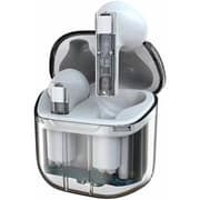 WiWU TWS11 Ghost Appearance TWS Airbuds, Pure Bass True Wireless Stereo, Hands-free Stereo Calls, 10m Range, BT V5.3, 22H Total Battery Life, Support Voice Assistants, Zero Cables Design - White product image