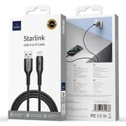 WiWU Wi-C042E A-L 2.4A Charging Cable USB - A to Lightning Data Transfer Cable 1M - Black product image