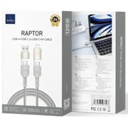 WIWU Raptor Wi-C051 4in1 USB C + A + Lightning 100W Fast Charging Cable- White product image