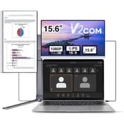 V2COM Z2 15.6'' Portable Triple Monitor for Laptops, Ultra-Thin IPS Narrow border Screen Extender, Compatible with Mac, Windows & Chrome - Perfect for Multitasking, Fits Most Laptops product image
