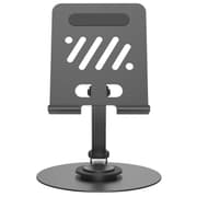 WiWU ZM-013 360 Degree Rotatable Metal Phone Stand Base and Cell Phone Holder Tablet Universal Stands - Gray product image