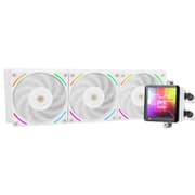 Thermalright Frozen Vision 360 White Liquid CPU Water Cooler with 120 mm PWM Fan, 2.88 Inch Square IPS LCD Screen, Computer Water Cooler for AMD/AM4/AM5, Intel 1700/1150/1151/1200/2011- White product image