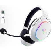 Razer Barracuda X Chroma Wireless Gaming Headset: 2.4GHz Wireless & Bluetooth - Lightweight - Chroma RGB - 40mm Drivers - Cardioid Mic - 70 Hr Battery - for PC, Mac, PS5, Switch, Smartphone - White product image
