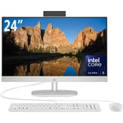 HP All-in-One 24-cr1006ne PC (2024) NEW Intel Ultra 5 12-Cores w/ 24" IPS Full HD 99% sRGB Display - White product image