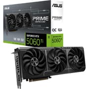 ASUS PRIME GeForce RTX 5060 TI 16GB GDDR7 128-Bit Memory, 2572 MHz Boost Clock, 28 Gbps Memory Speed, 4608 CUDA Cores product image
