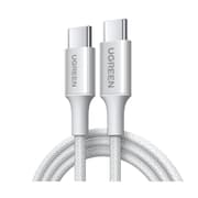 UGREEN L501 Type-C To Type-C 60W 3A Fast Data Charging Cable 1m - White product image