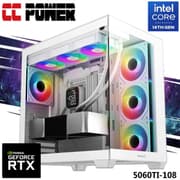CC Power 5060TI-108 Gaming PC 14Gen Intel Core i7 K-Series 20-Cores w/ Nvidia RTX 5060 TI 16GB DDR7 & Liquid Cooling product image