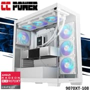 CC Power 9070XT-108 Gaming PC NEW 9Gen AMD Ryzen 7 9800X3D 8-Cores w/ AMD Radeon RX 9070 XT 16GB GDDR6 & Liquid Cooler product image