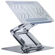 RTAKO RS-CP84S Laptop Stand 3-Level Adjustable Laptop Stand With 360 3D Roating Base - Silver product image