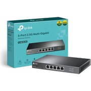 TP-Link TL-SG105 Unmanaged 5-Port 2.5G Multi-Gigabit Desktop Switch, 802.3X Flow Control, 802.1p/DSCP QoS, Ideal for Small and Home Office with fanless Design, Metal Casing, Plug and Play product image