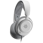 Steel Series Arctis Nova 1 Multi-System Gaming Headset, Hi-Fi Drivers, 360° Spatial Audio, AirWeave Memory Foam Ear Cushions, Ultra Lightweight, PC, PS5, PS4, Xbox, White product image