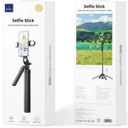 WiWU Wi-SE012 Live Broadcast Selfie Stick with Filled Lights + Remote Control Bluetooth for Smartphone - Black product image