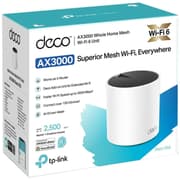 TP-Link Deco X55 AX3000 WiFi 6 Mesh System Covers up to 2500 Sq.Ft. Replaces Wireless Router & Extender 3 Gigabit Ports Per Unit Supports Ethernet Backhaul (1-pack) product image