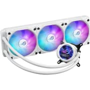 ASUS ROG Strix LC III 360 ARGB LCD All-in-one CPU Liquid Cooler For Intel® & AMD with 2.1" IPS LCD, Asetek’s New Gen7 v2 Pump, and Premium ROG ARGB Fans , White product image