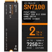 WD BLACK SN7100 2TB NVMe Gen4 PCIe M.2 2280 SSD TLC 3D NAND Internal Solid State Drive up to 7,250MB/s product image