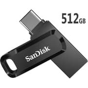 SanDisk 512GB Ultra Dual Drive Go 2-in-1 Flash Drive Type-A & Type-C Connectors, USB 3.2 Gen 1, 150 MB/s Max Read Speed, Swivel Cover with Keyring Hole, For Windows & MAC & Android , Black product image
