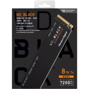 WD BLACK SN850X 8TB NVMe Gen4 PCIe M.2 2280 SSD Internal Solid State Drive up to 7,200MB/s product image