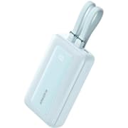 Anker Zolo Power Bank, 10,000mAh 30W Max Fast Portable Charger with Built-in USB-C and MFi Certified Lightning Cables, USB-C&A, Battery Pack for iPhone 16/15 Series, MacBook, Galaxy - Blue product image