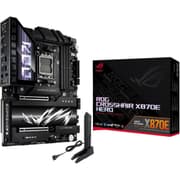 ASUS ROG CROSSHAIR X870E HERO, AMD AM5 Motherboard, DDR5 192GB Max Support EXPO, AI Intelligence, Wi-Fi 7, 2 x USB4 Ports, Overclocking Support product image