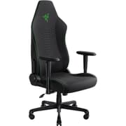 RAZER Iskur V2 X Gaming Chair, Built-in Lumbar Support, 2D Padded Armrests, 50mm Casters, Wide Seat Base, 152° Back Angle, 4-Class Gas Lift, 136kg Max Weight, Fabric Finish, Black product image