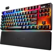 SteelSeries Apex Pro TKL Wireless Mechanical Keyboard (2023), OmniPoint Switches, Adjustable Actuation, With RGB Backlighting, OLED Smart Display, Full Key, USB Type C, English Layout, Black product image