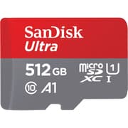 SanDisk 512GB Ultra microSDXC UHS-I Memory Card Up to 150 MB/s C10, U1, Full HD, A1, Micro SD Card product image