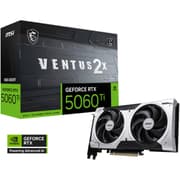 MSI GeForce RTX 5060 Ti VENTUS 2X PLUS 8GB GDDR7 128-Bit Memory, 2572 MHz Boost Clock, 28 Gbps Memory Speed, 4608 CUDA Cores, PCI Express Gen 5 x16 product image
