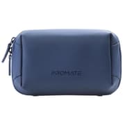 Promate Velvena Compact Tech Essential Organizer Pouch Bag with Multiple Compartments - Blue product image